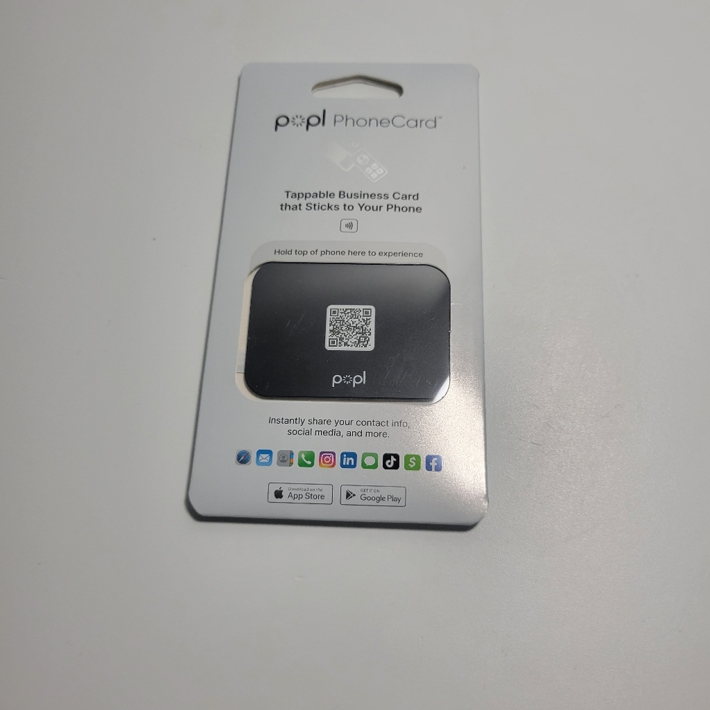 Popl‎ Digital Business Card for Back of Phone - Instantly Share